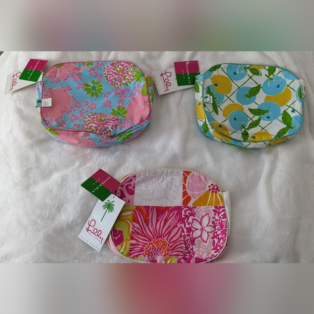Lily Pulitzer Vintage Bermuda Bag Covers Lot NWT